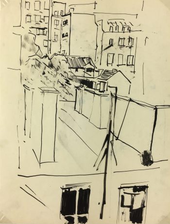 Paris, France Original Art - Paris, Kei Mitsuuchi(1948-01), 1990