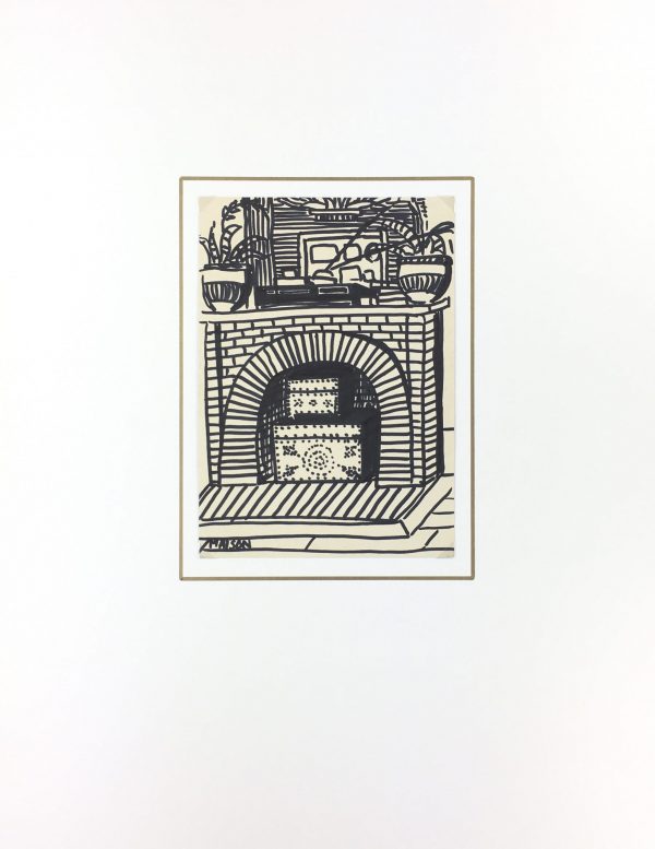 Paris, France Original Art - Ink - Paris Life, C.1985