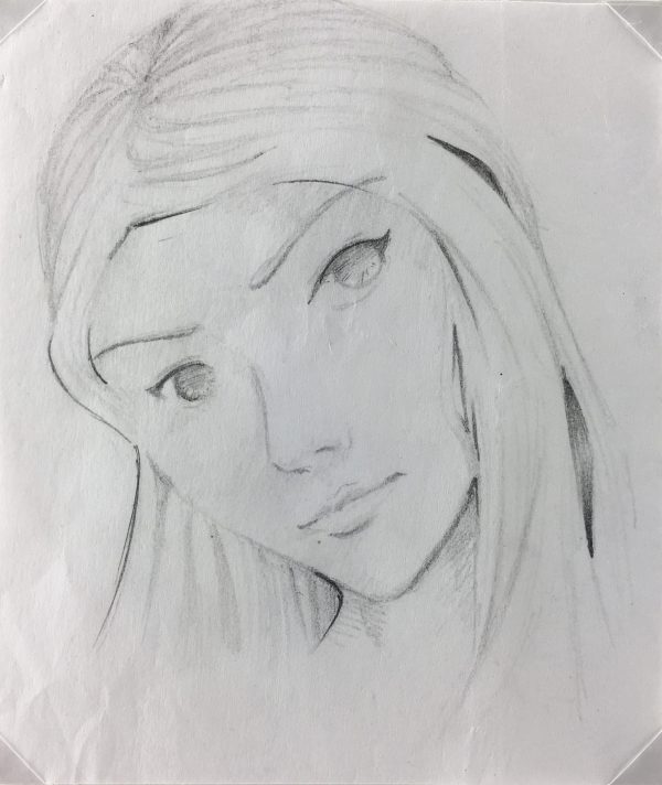Portraits Original Art - Mi Vision , Aida Correa , 2012