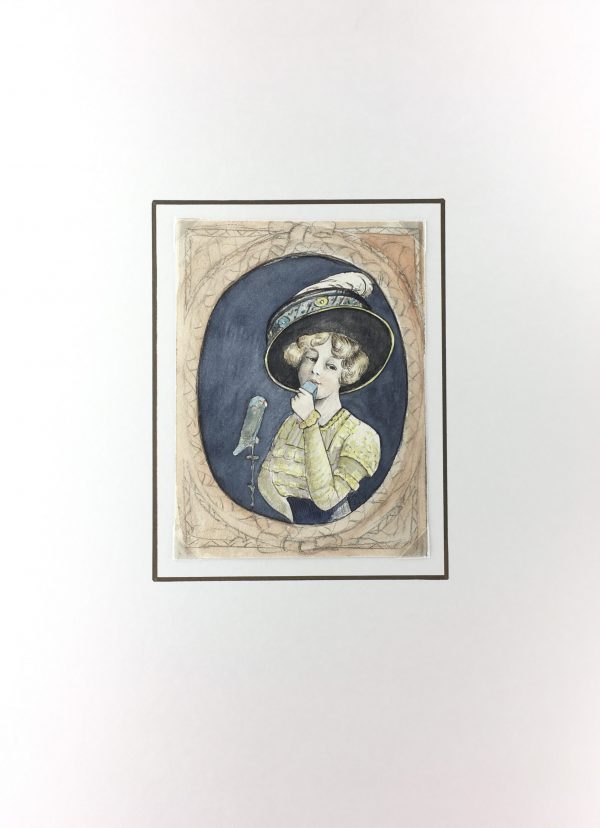 Portraits Original Art - Southern Belle, Les Voluptes, C.1890