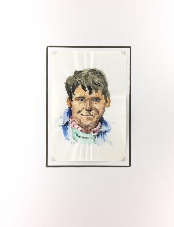 Portraits Original Art - Portrait , Werner Bell (1895-78), C.1960