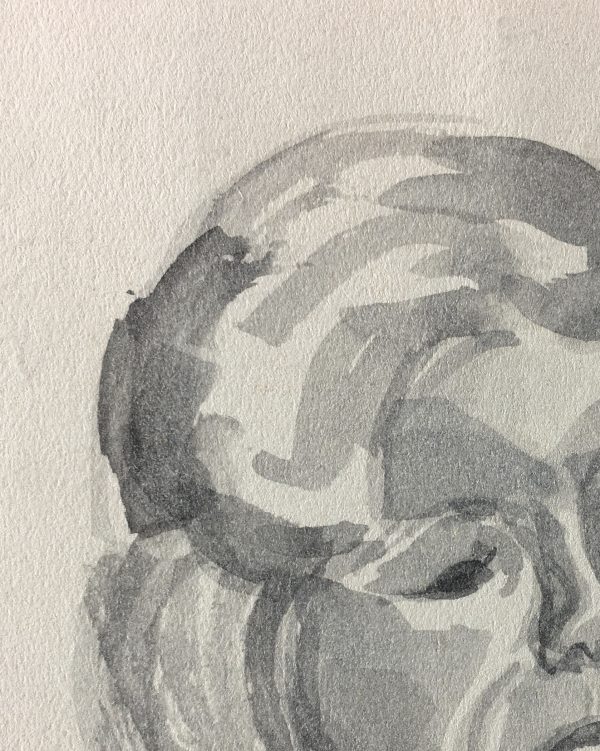 Portraits Original Art - Drawing, Werner Bell (1895-78), C.1960