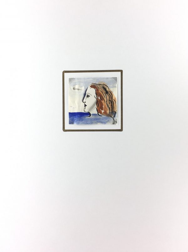 Portraits Original Art - Seascape Woman, Albert Viale, C.1940