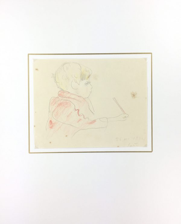 Portraits Original Art - Writing, Gabriel Spat(1890-1967), 1934