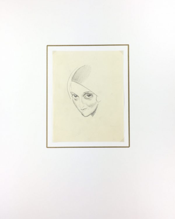Portraits Original Art - Le Regard, Gabriel Spat, C.1930