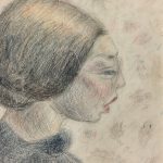 Portraits Original Art - La Melancolie, Gabriel Spat (1890-1967), C.1930