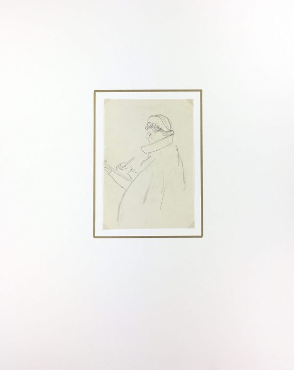 Portraits Original Art - Writing, Gabriel Spat (1890-1967), C.1930