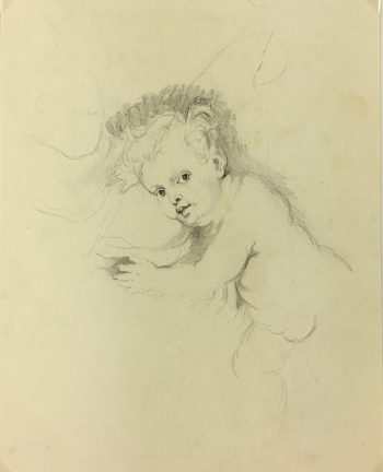 Portraits Original Art - Nursing , Albert Viale, C.1930