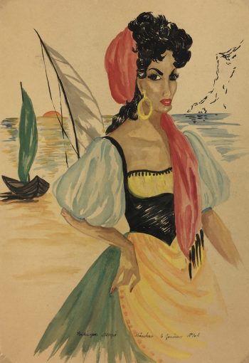 Portraits Original Art - Italian, 1961