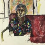 Portraits Original Art - Bus Ride , Christian Kuk, 2012