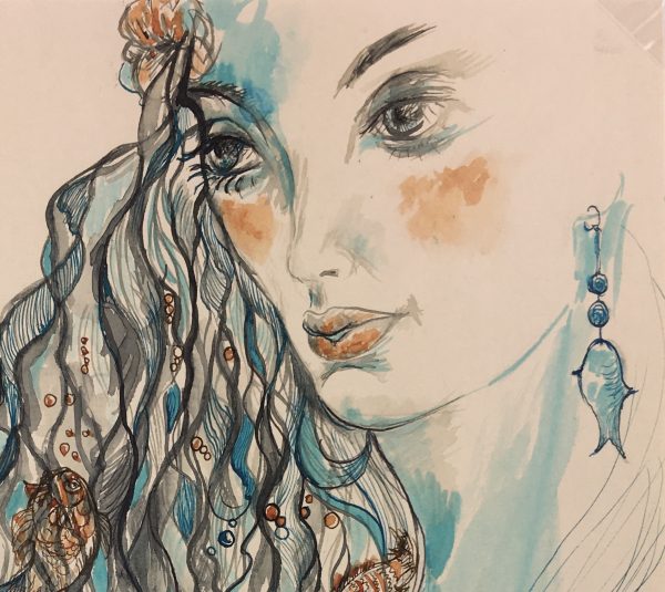 Portraits Original Art - Le Reve, C.1950