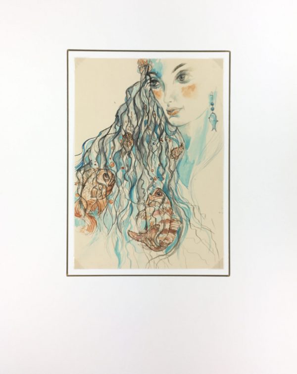 Portraits Original Art - Le Reve, C.1950