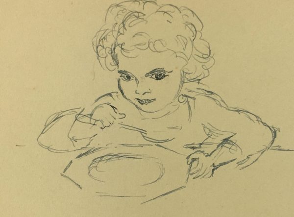 Portraits Original Art - Child, C.1930