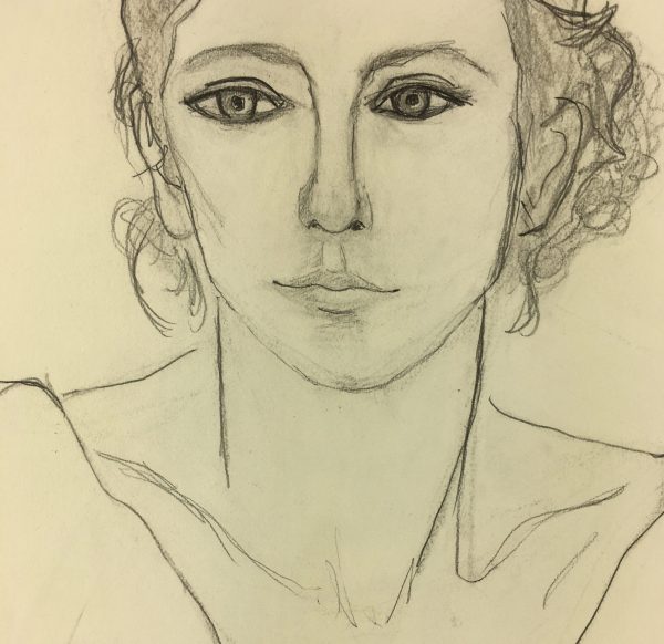 Portraits Original Art - Femme - Portrait, C.1960
