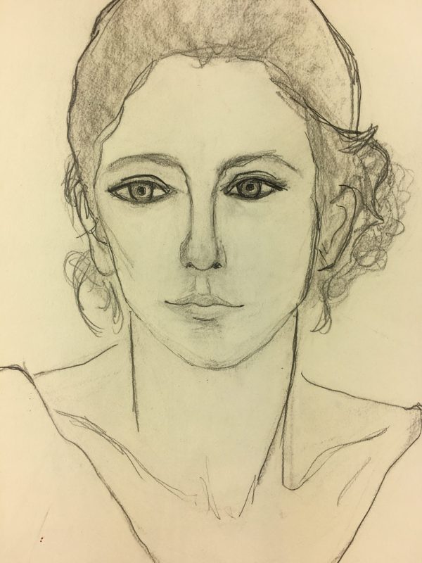 Portraits Original Art - Femme - Portrait, C.1960