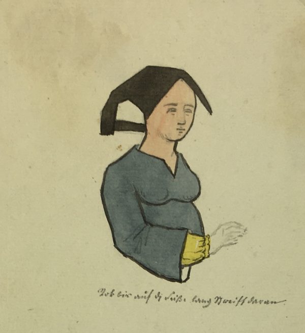 Portraits Original Art - Medieval Times, C.1810