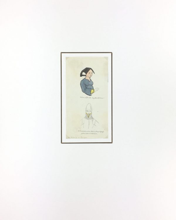 Portraits Original Art - Medieval Times, C.1810