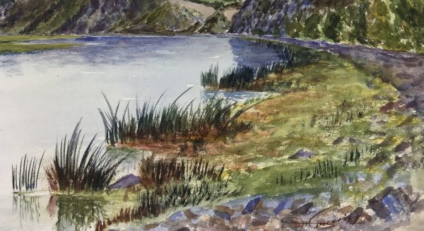Rivers Original Art - La Maine au Rocher, 1911, Houssin