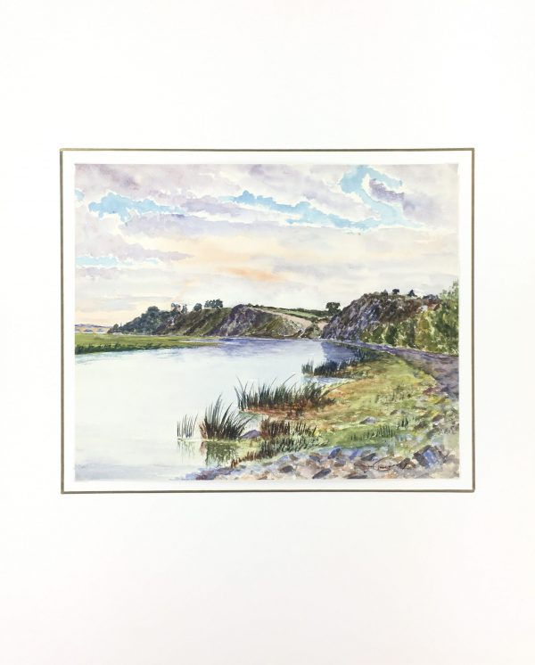 Rivers Original Art - La Maine au Rocher, 1911, Houssin