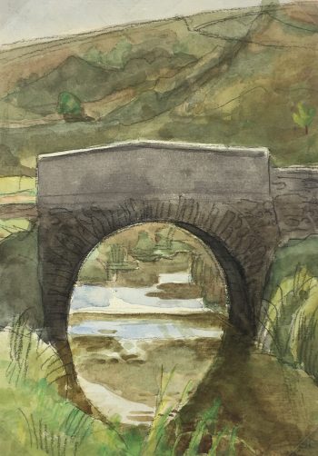 Rivers Original Art - The Bridge, E. D'Orval, C.1920