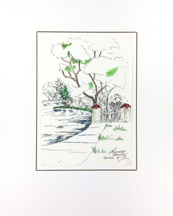 Rivers Original Art - Pen & Ink - Ammersee, 2002