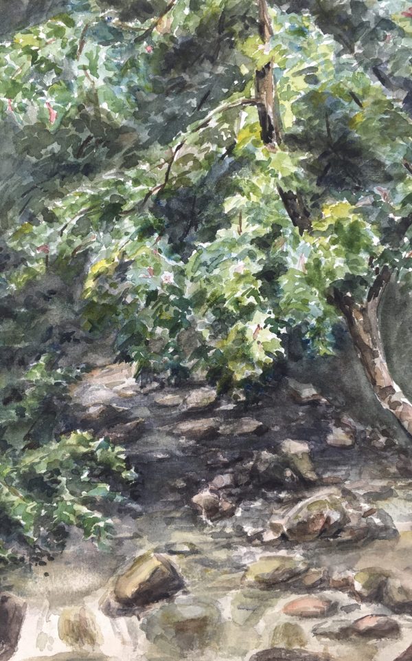 Rivers Original Art - Creekside, French, C.1940