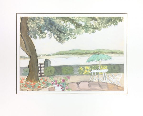 Rivers Original Art - Gouche - River Scene, C.1930