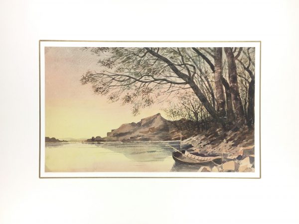 Rivers Original Art - Quiet Dusk, C.1940