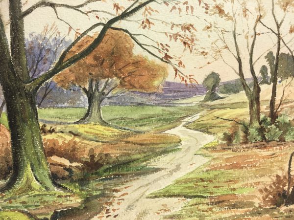 Rivers Original Art - Souls Bois, M. Balestié, C.1930