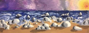 Seascapes Original Art - Oceanside, C.1950