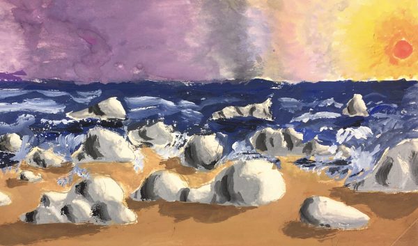 Seascapes Original Art - Oceanside, C.1950