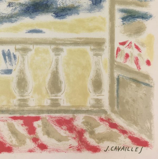 Seascapes Original Art - View, J. Cavailles, C.1960