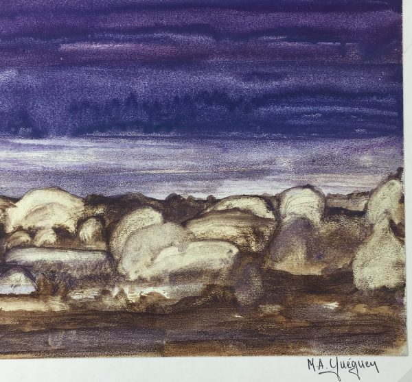 Seascapes Original Art - Sleeping Rocks, Ma Gueguen, C.1990