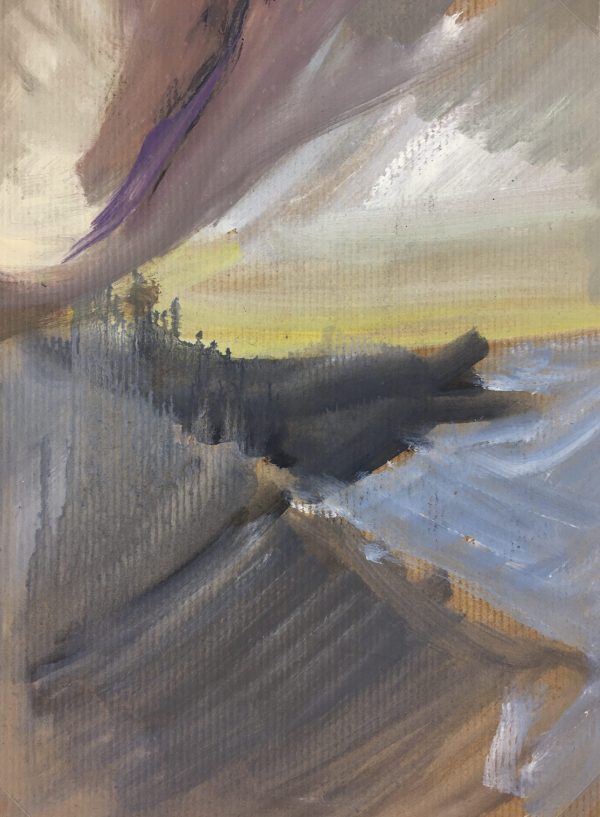 Seascapes Original Art - Abstract Coast, Jerome Dubigant, c.2000