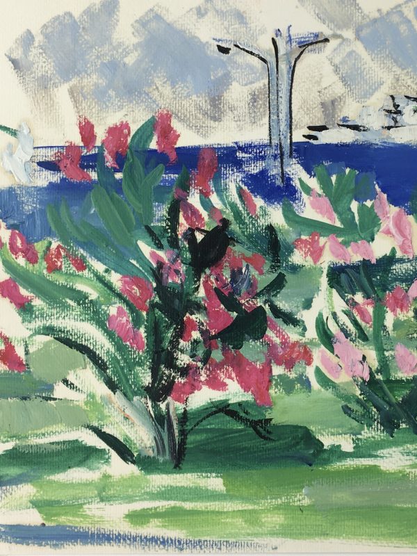Seascapes Original Art - Among Blooms, Odette Bruriaux 1923-03), 1960