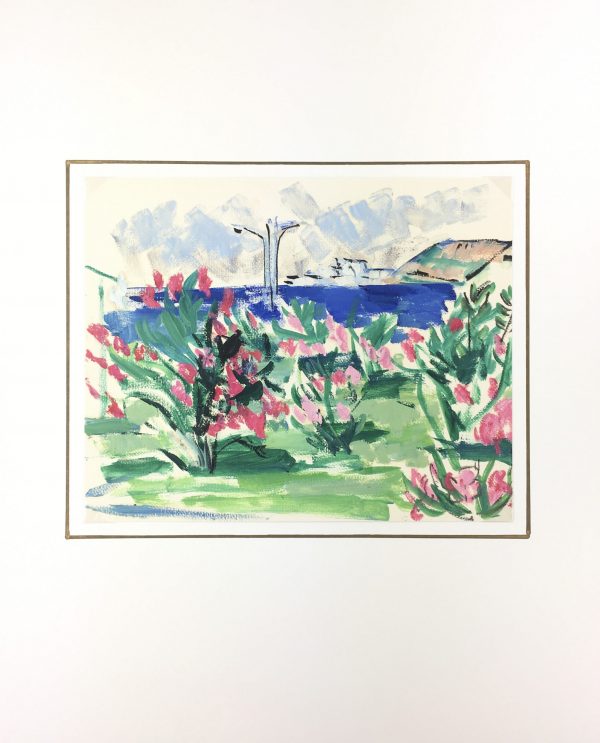 Seascapes Original Art - Among Blooms, Odette Bruriaux 1923-03), 1960