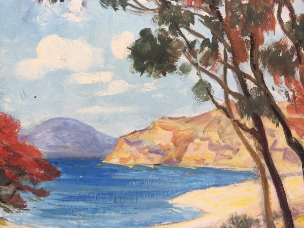 Seascapes Original Art - Serene Beach, c1960