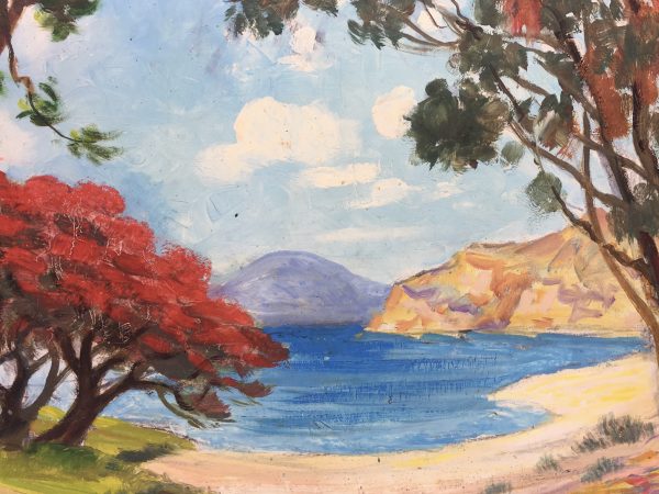 Seascapes Original Art - Serene Beach, c1960