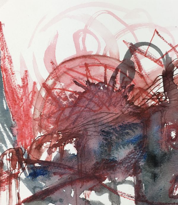 Surreal Modern Original Art - Truth III, Imelda Teran, sm Allende, C.1995