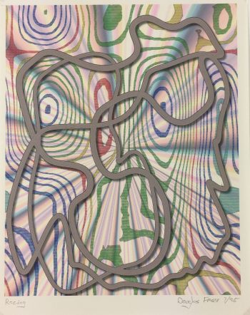 Surreal Modern Original Art - Racing, Douglas Fraser, 1995
