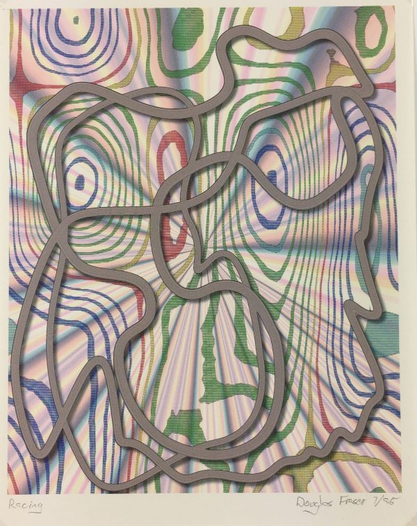 Surreal Modern Original Art - Racing, Douglas Fraser, 1995