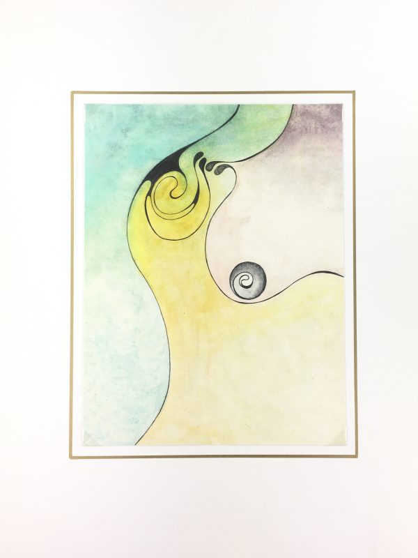Surreal Modern Original Art - Sinuous, 2000