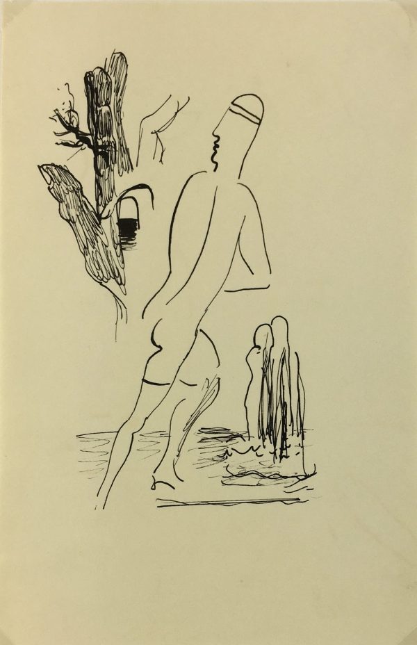Surreal Modern Original Art - Surrealist, Albert Viale, C.1940