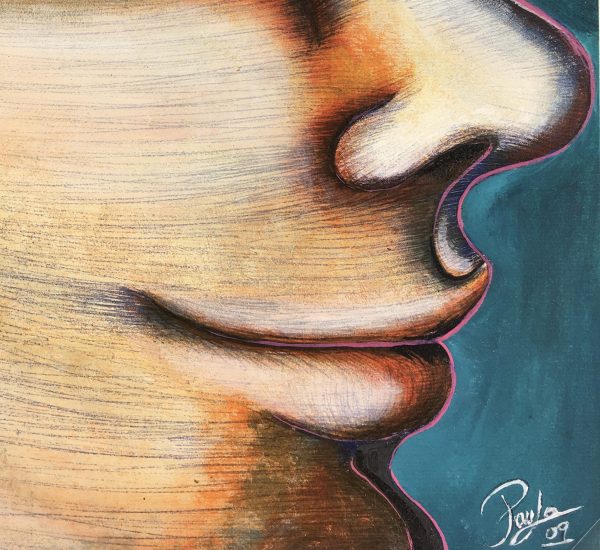 Surreal Modern Original Art - Beyond, Paula Paez, 2009