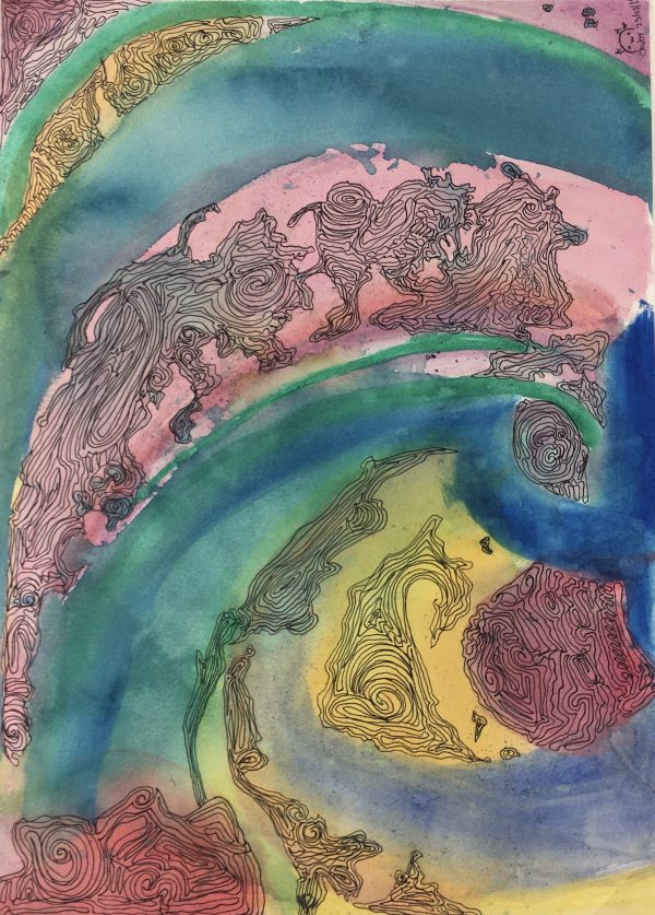 Surreal Modern Original Art - Suenos, Chuby, 2012