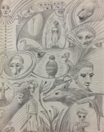 Surreal Modern Original Art - Dreams, C.1930