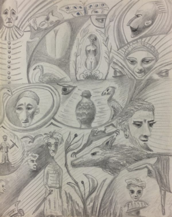 Surreal Modern Original Art - Dreams, C.1930