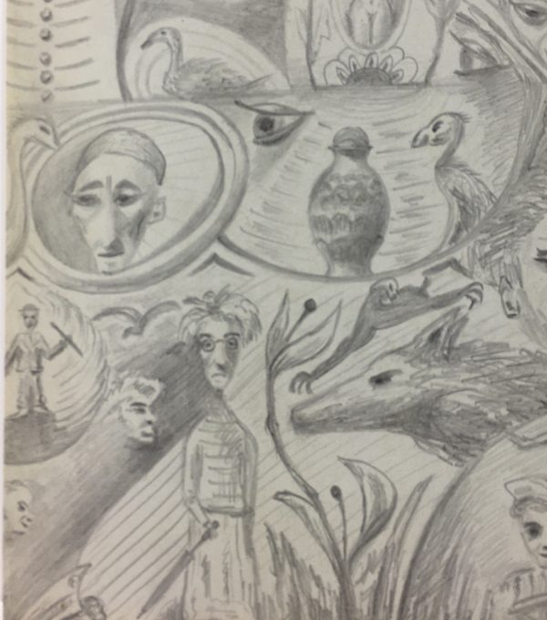 Surreal Modern Original Art - Dreams, C.1930