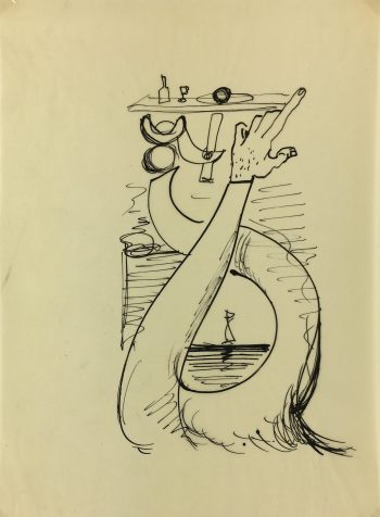 Surreal Modern Original Art - Surrealist, Albert Viale, C.1930