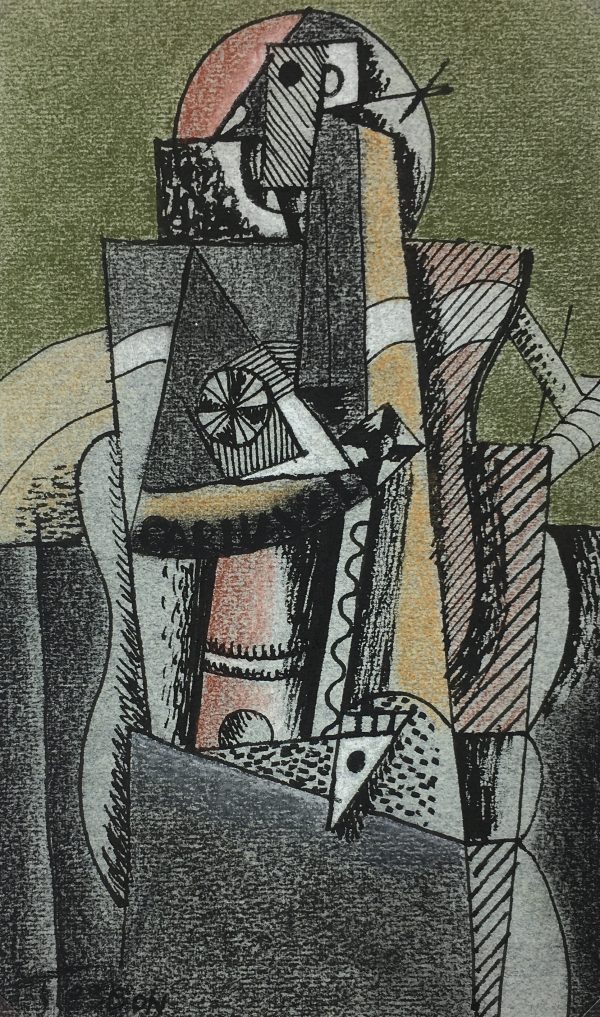 Surreal Modern Original Art - Abstract, Tesson, 1996